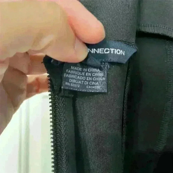 French Connection Women's Black Halter Cocktail Dress Size 4 Open Back Cutout - Picture 9 of 11